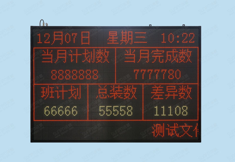 廣東恒鑫雙色點陣雙面電子看板
