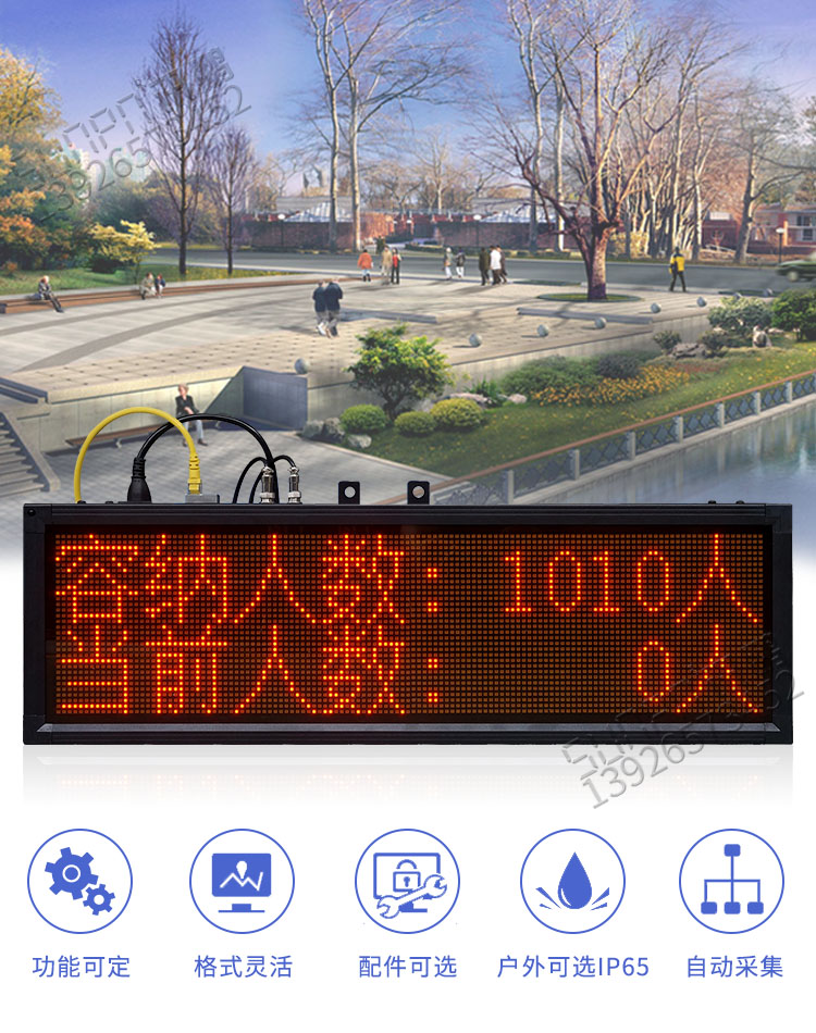 人數監控統計led顯示屏 人數監控統計led顯示屏