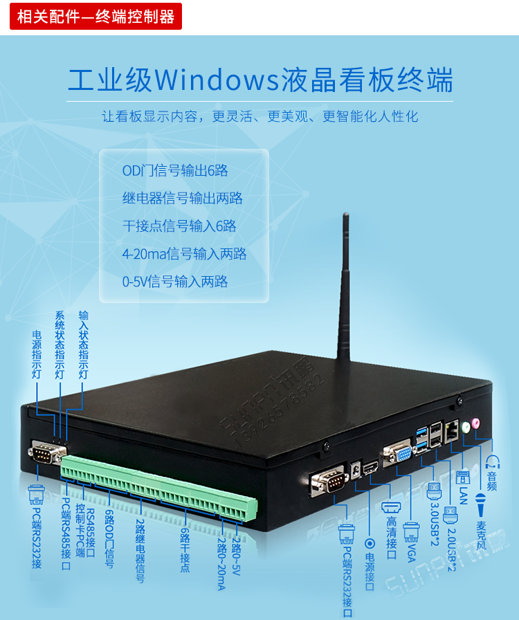液晶電子看板系統(tǒng)控制器 液晶電子看板系統(tǒng)控制器