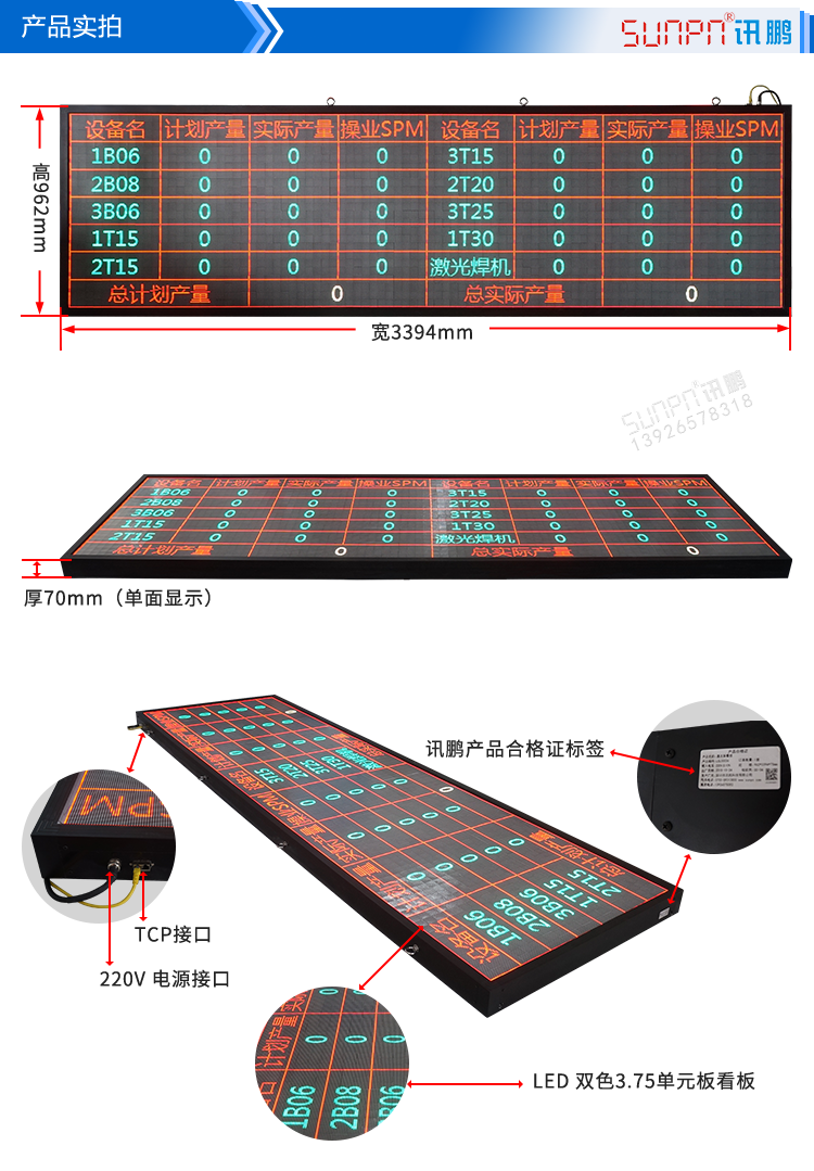 生產管理電子看板系統實拍 生產管理電子看板系統實拍