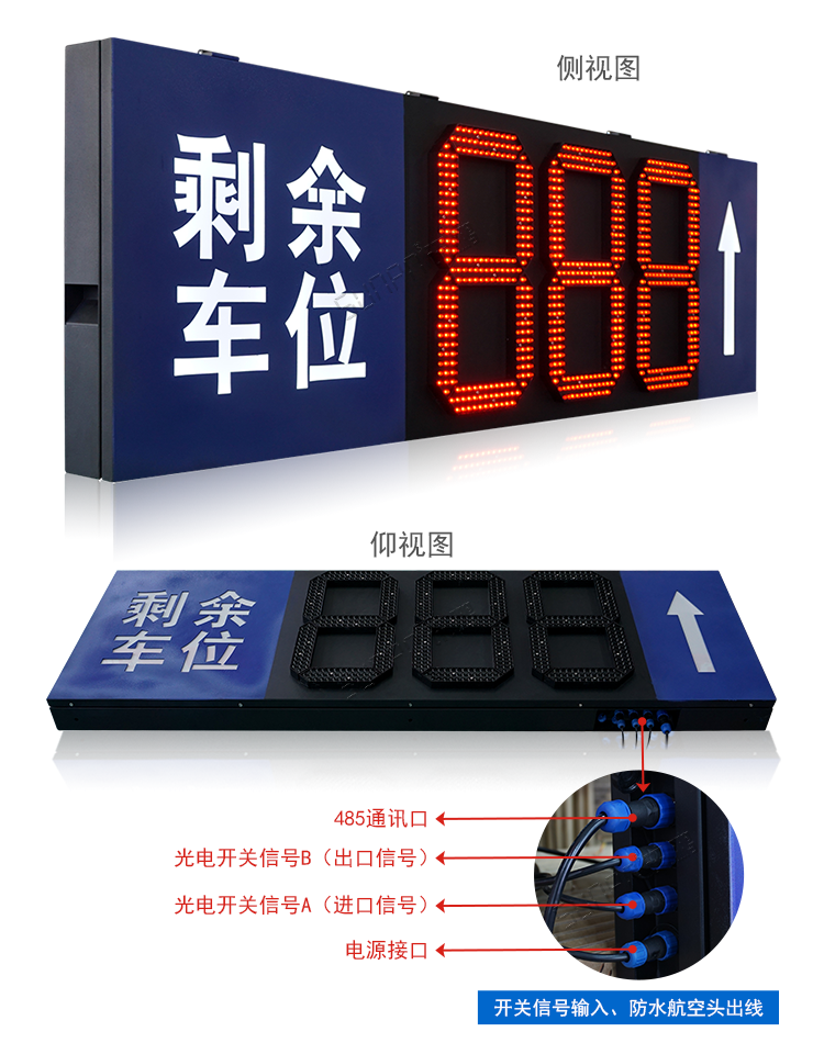 LED剩余車位顯示屏