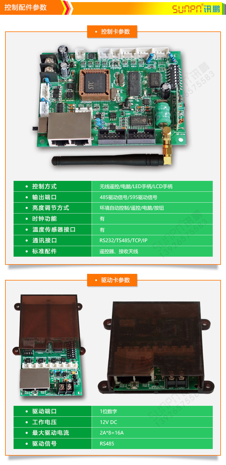 戶外LED電子鐘控制參數(shù)