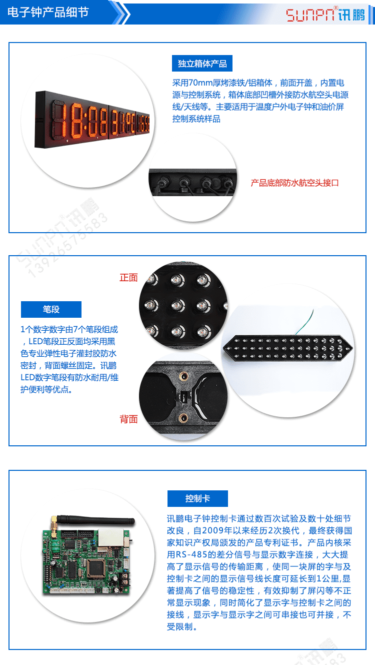 LED戶外電子時鐘產品細節 LED戶外電子時鐘產品細節