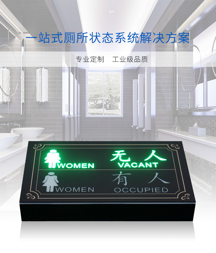 廁所有人無(wú)人狀態(tài)顯示屏產(chǎn)品引言