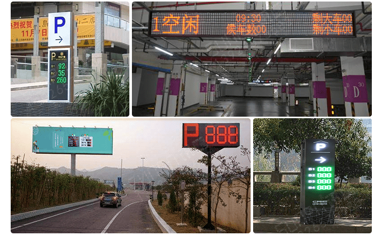 停車場車位引導系統應用場景