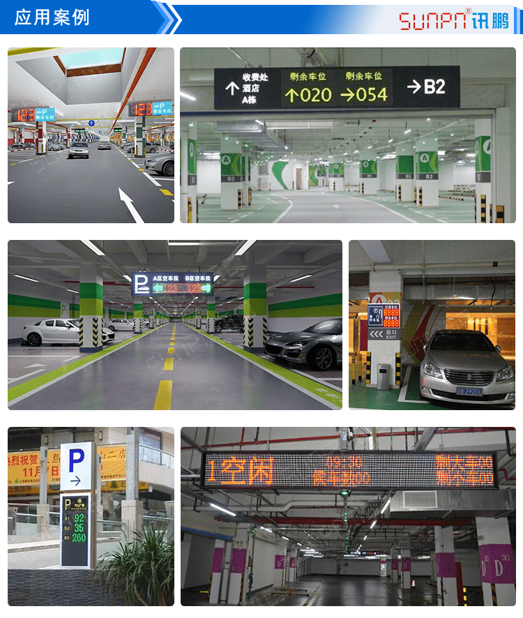 剩余車位導向標識牌應用場景