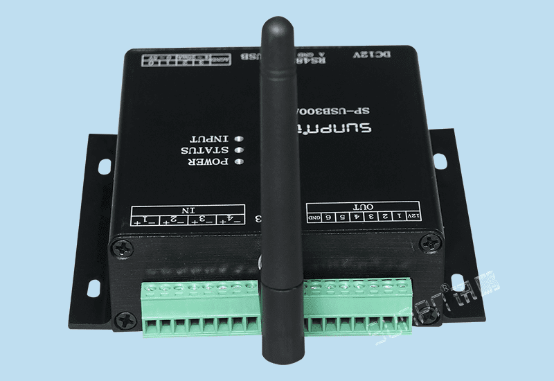 USB串口工業物聯網關4-20ma開關信號采集器無線RS485通訊OD門輸出