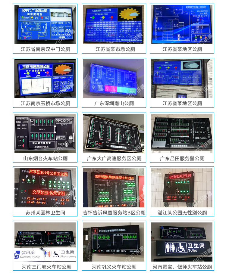 廁位智能引導系統案例 廁位智能引導系統案例