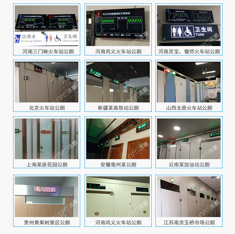 廁所狀態引導系統類似案例參考