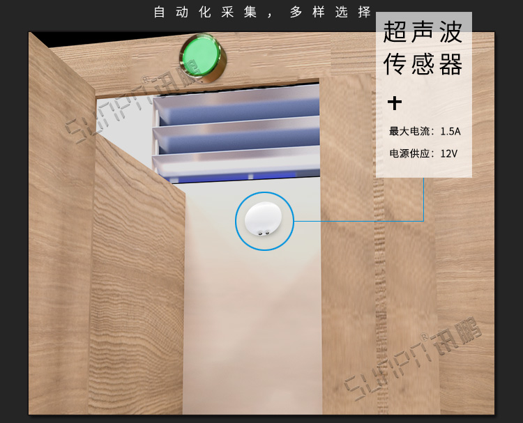 公廁有人無人狀態顯示燈數據采集 公廁有人無人狀態顯示燈數據采集