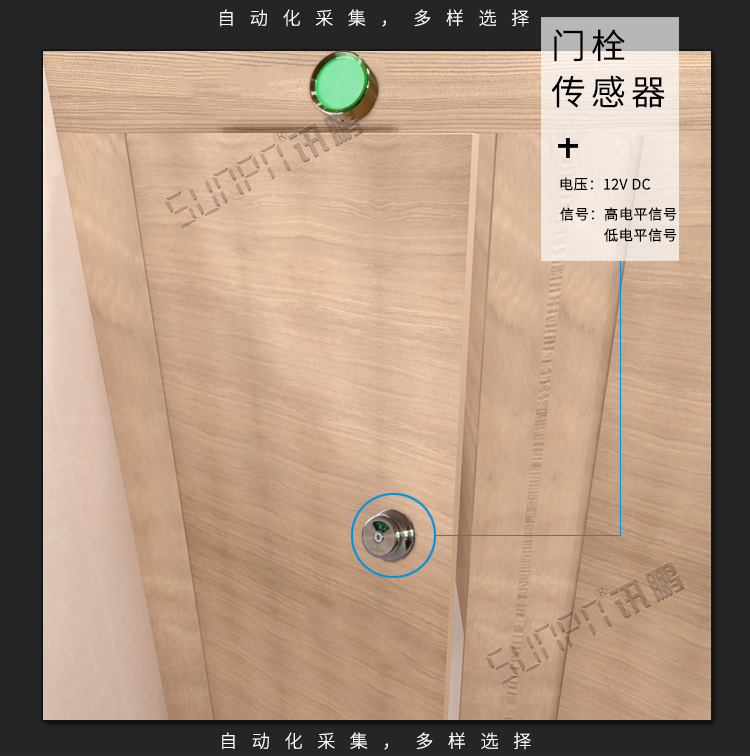 公廁有人無人狀態顯示燈數據采集 公廁有人無人狀態顯示燈數據采集