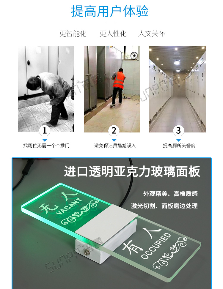 廁位狀態門頭屏產品介紹 廁位狀態門頭屏產品介紹