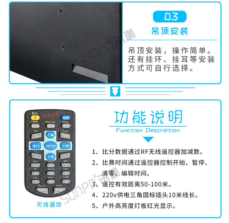 LED體育記分牌功能