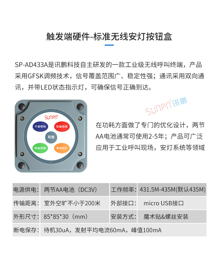 安燈系統(tǒng)產(chǎn)品參數(shù)