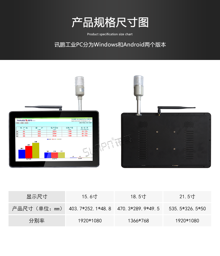 工業觸控一體機尺寸 工業觸控一體機尺寸