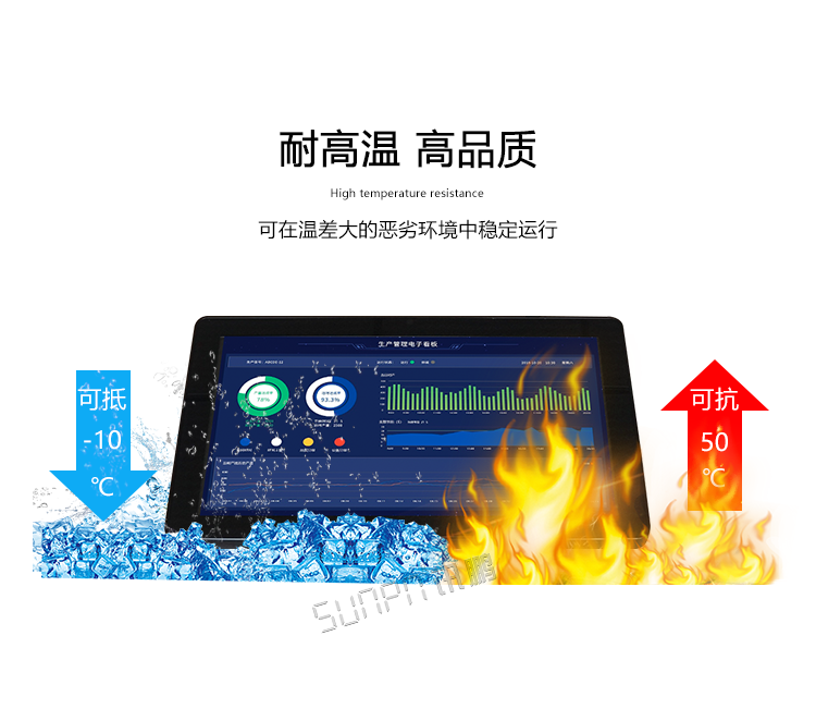 工業觸摸一體機耐高溫