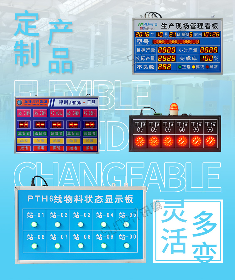 工位安燈呼叫系統產品定制 工位安燈呼叫系統產品定制