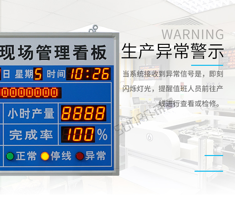 生產(chǎn)現(xiàn)場(chǎng)管理看板產(chǎn)品介紹