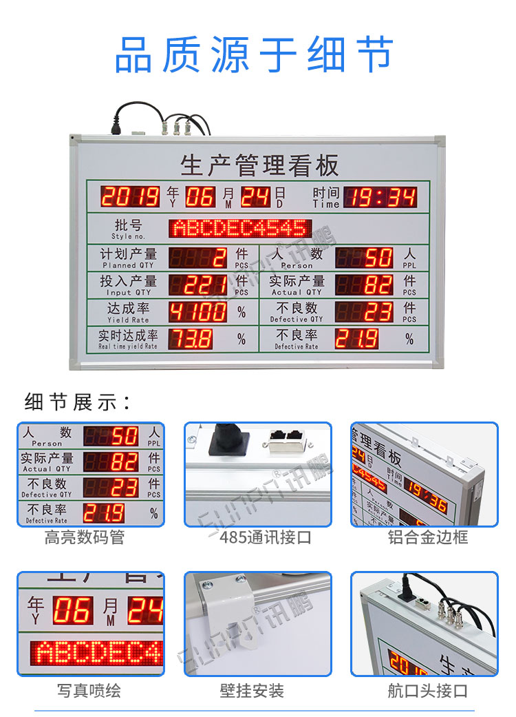 LED電子看板產品實拍