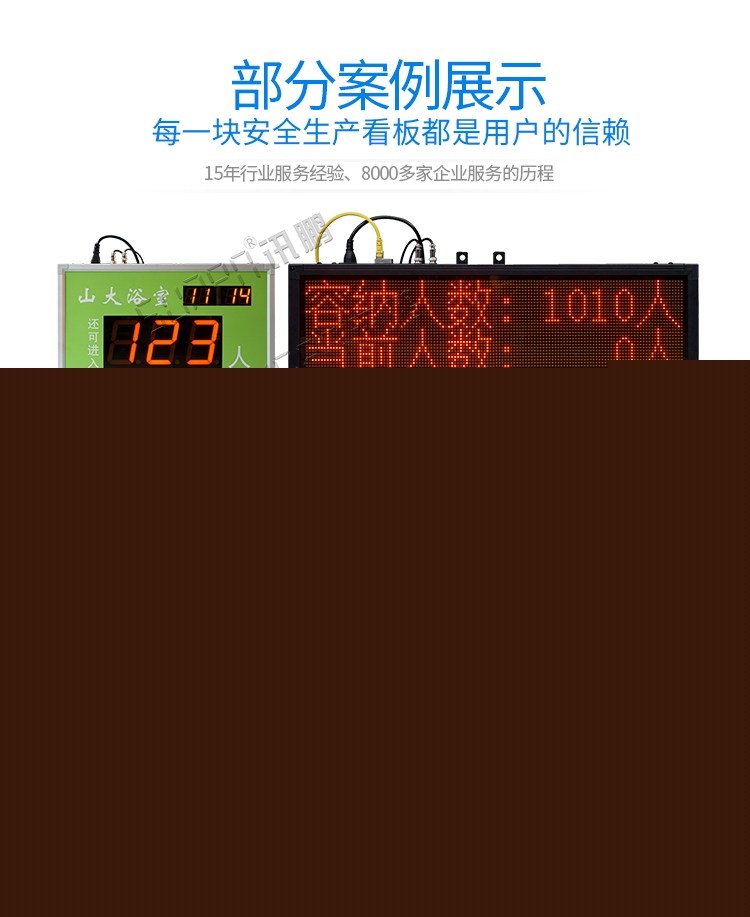 景區人數統計顯示屏案例參考 景區人數統計顯示屏案例參考