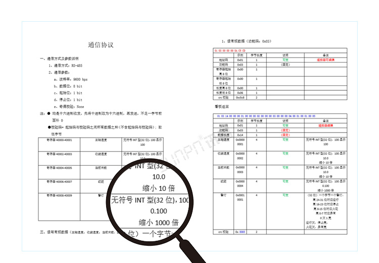 PLC通訊顯示屏通訊協議