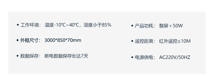 電子看板產(chǎn)品參數(shù) 電子看板產(chǎn)品參數(shù)