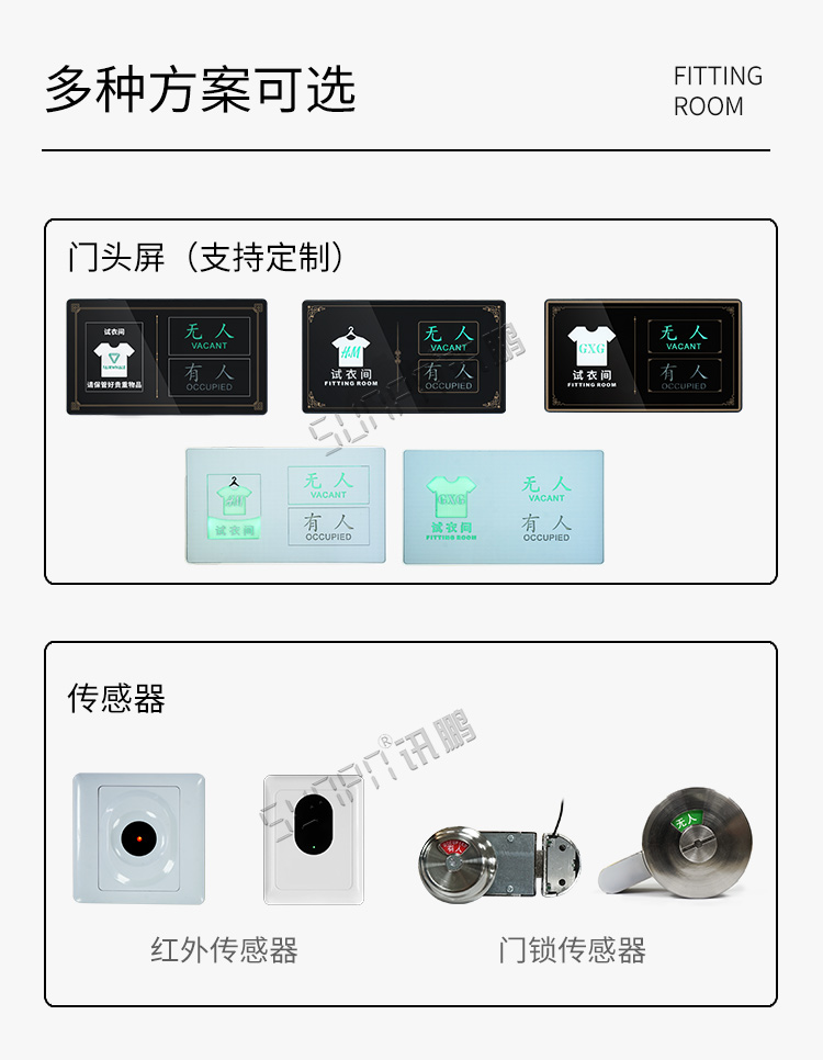 試衣間智能標牌配套方案 試衣間智能標牌配套方案