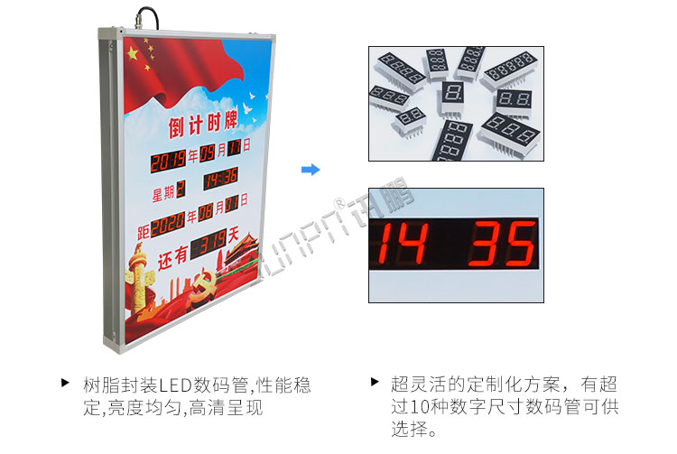 倒計(jì)時(shí)牌材質(zhì)說(shuō)明 倒計(jì)時(shí)牌材質(zhì)說(shuō)明