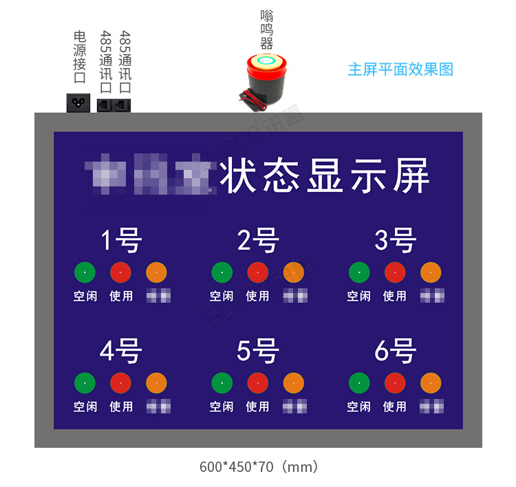 會議室使用狀態顯示屏產品細節 會議室使用狀態顯示屏產品細節