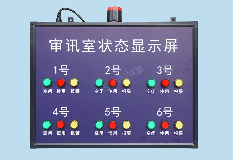 會議室使用狀態顯示屏_審訊室顯示屏_訊鵬定制 