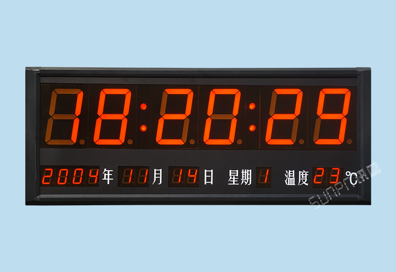 時鐘系統_時間同步LED電子鐘顯示屏_訊鵬科技
