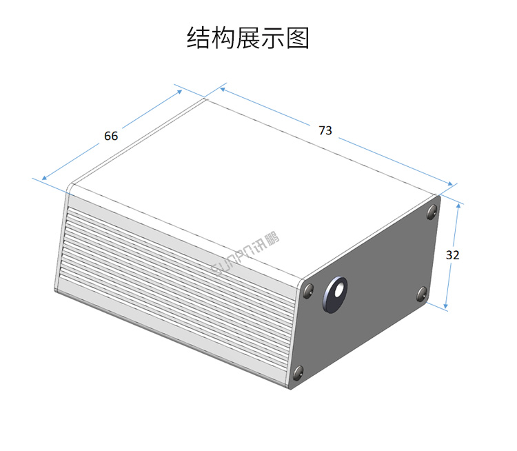 TCP/IP-RS485通訊轉換器機構圖