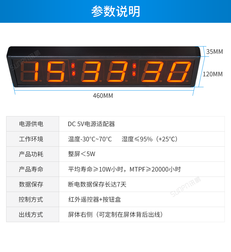 計時器產品參數