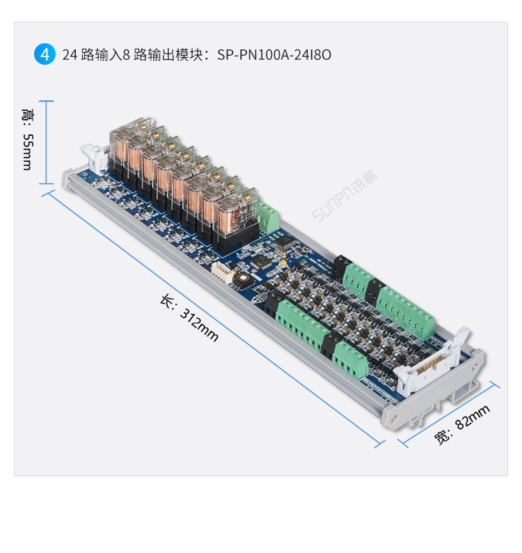 Profinet總線IO模塊尺寸參考 Profinet總線IO模塊尺寸參考