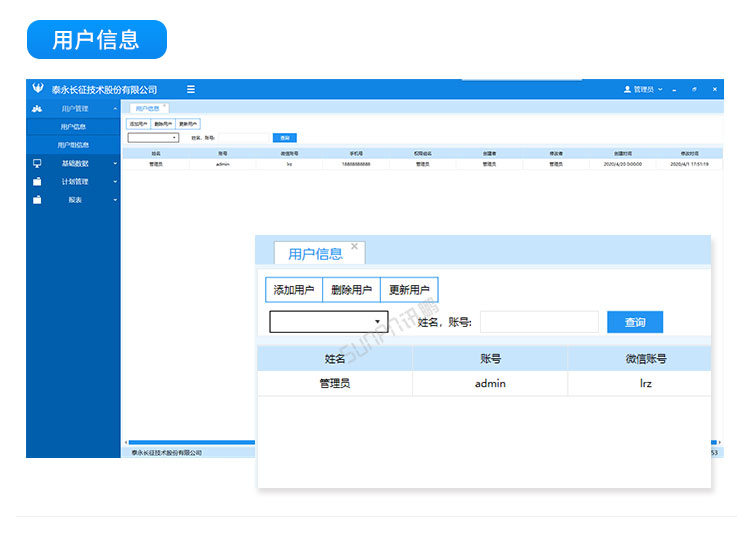生產(chǎn)管理系統(tǒng)軟件后臺(tái)展示