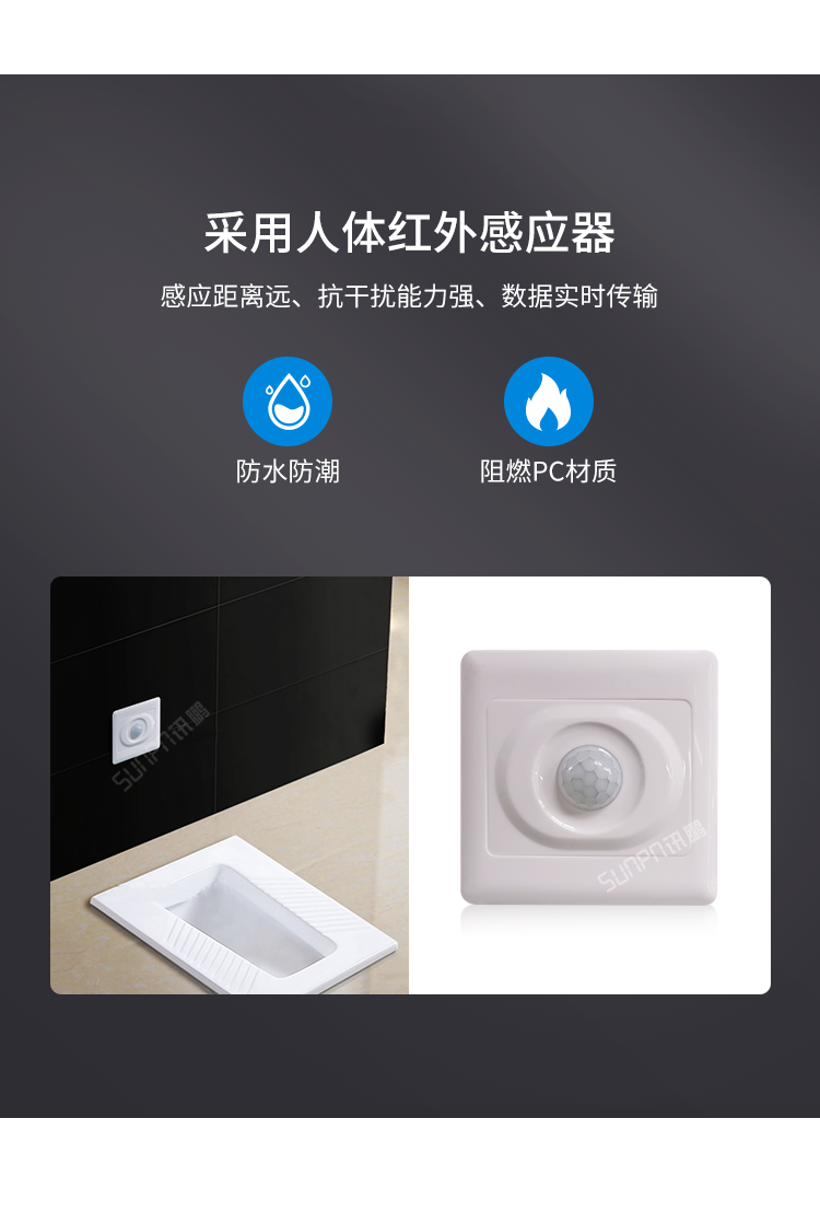 智能公廁人體感應器介紹 智能公廁人體感應器介紹