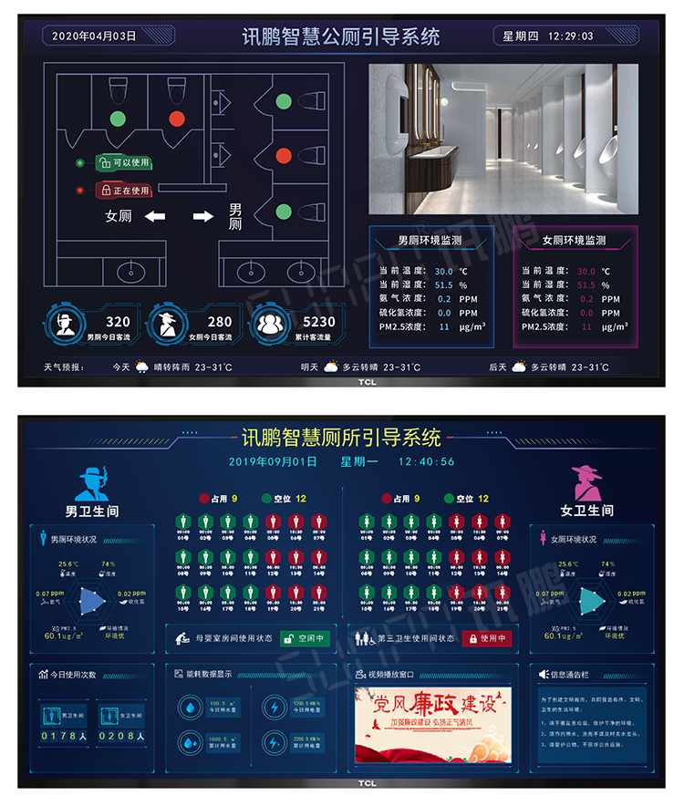 智能公廁界面參考 智能公廁界面參考