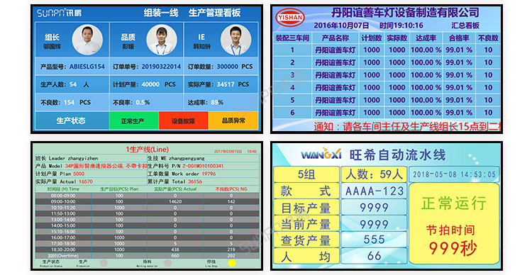 生產管理系統界面參考 生產管理系統界面參考