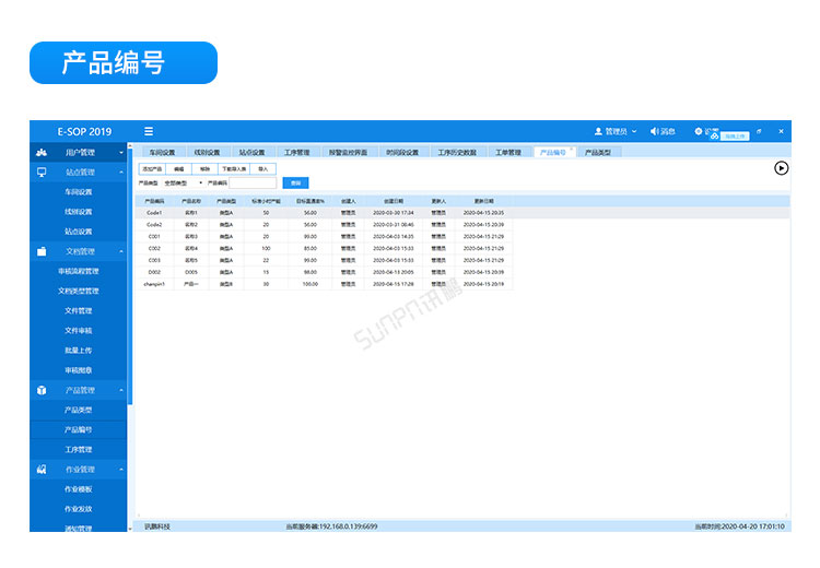 設備管理系統-產品編號 設備管理系統-產品編號