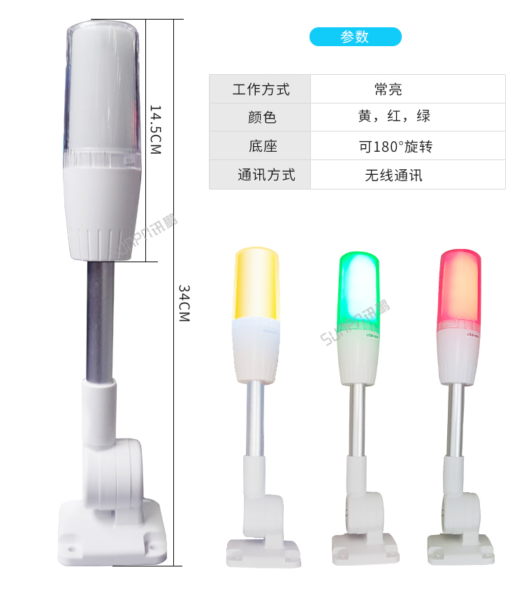 無線聲光報警器-產品說明 無線聲光報警器-產品說明