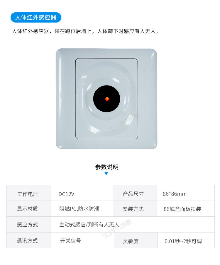 項目套餐-人體紅外感應器 項目套餐-人體紅外感應器