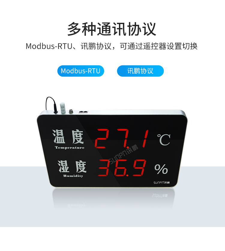 LED溫濕度顯示屏-通訊協議