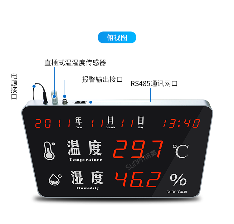 溫濕度顯示屏-產品細節 溫濕度顯示屏-產品細節