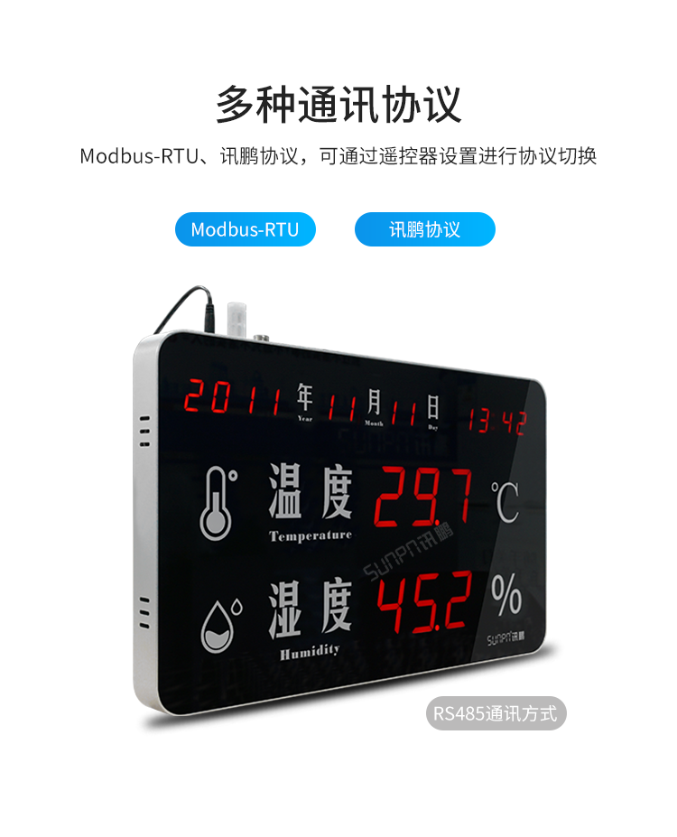 環境溫濕度監控系統-多種通訊協議 環境溫濕度監控系統-多種通訊協議