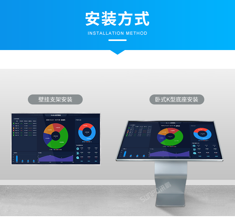 工業觸摸一體機-安裝方式