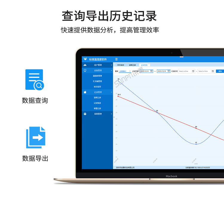溫濕度監控系統-數據查詢 溫濕度監控系統-數據查詢