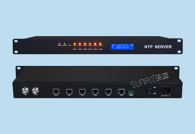 NTP網絡授時服務器_北斗GPS雙模機架式_訊鵬科技