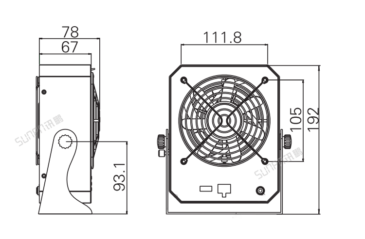 工業離子風機-參數說明 工業離子風機-參數說明