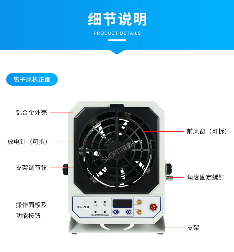 工業離子風機-細節說明 工業離子風機-細節說明