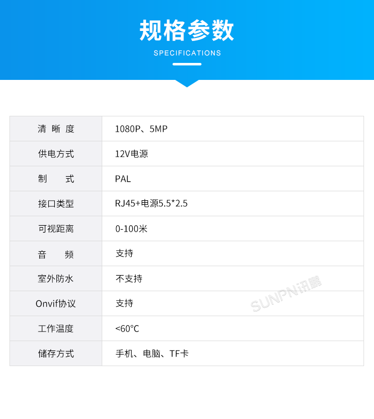 AI視覺識別攝像頭-規格參數 AI視覺識別攝像頭-規格參數